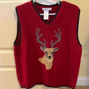 Boys EUC Janie & Jack sweater vest - only worn a few times, fun winter design